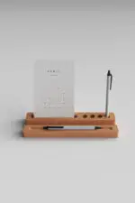 CW-08 Ahşap Masa Takvimi | Ahşap Notluk - Görsel 2