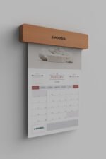 DT-02 Ahşap Duvar Takvimi