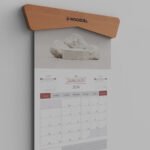 DT-03 Ahşap Duvar Takvimi