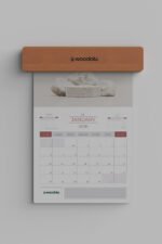 DT-04 Ahşap Duvar Takvimi - Görsel 2