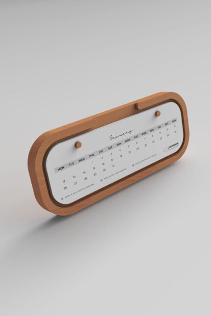CW-38 Ahşap Masa Takvimi