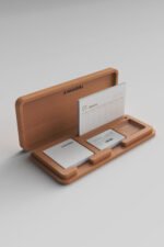 KT-03 Kapaklı Ahşap Masa Takvimi