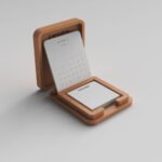 KT-05 Kapaklı Ahşap Masa Takvimi