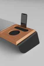 ST-05 Notebook Stand Organizer | doğal ahşap takvim – klivya.com.tr