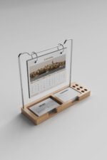 TA-07 Ahşap Masa Takvimi